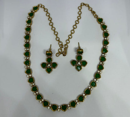 Finest Quality Victorian Mehndi Necklace Set
