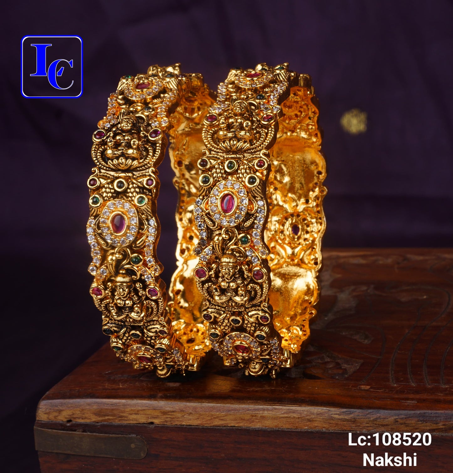 Antique Elegance Nakshi Bangles - TheFindify