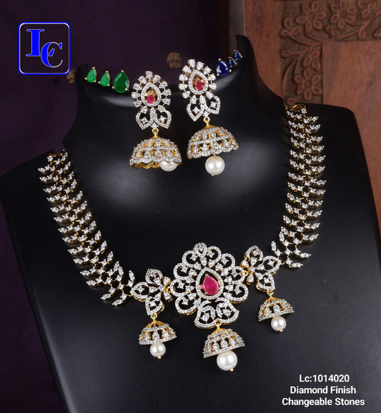 Opulent Charm Changeable Necklace Set - TheFindify