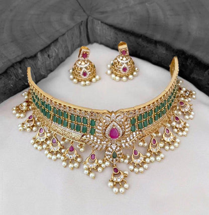 Royal Bloom Choker Set - TheFindify