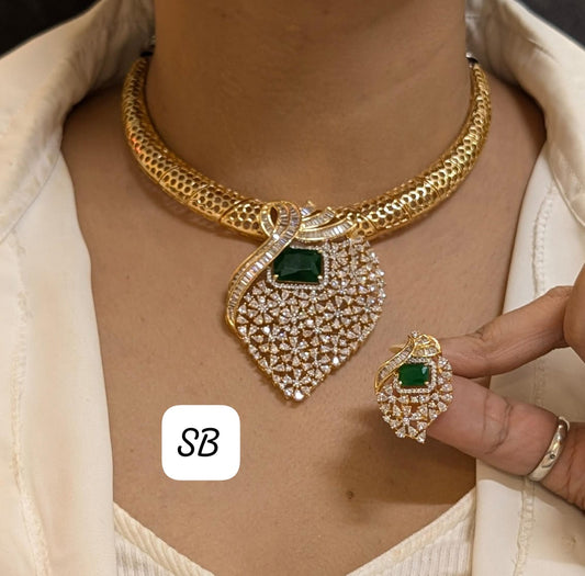 Cz Hasli Necklce - TheFindify