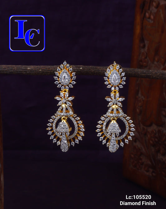Jyothi American Diamond Earrings - TheFindify