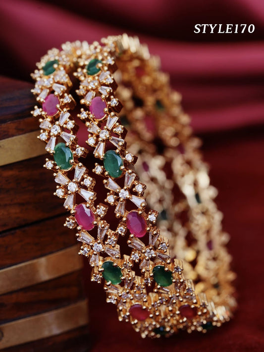 Cz Rajsi Charm Bangles - TheFindify