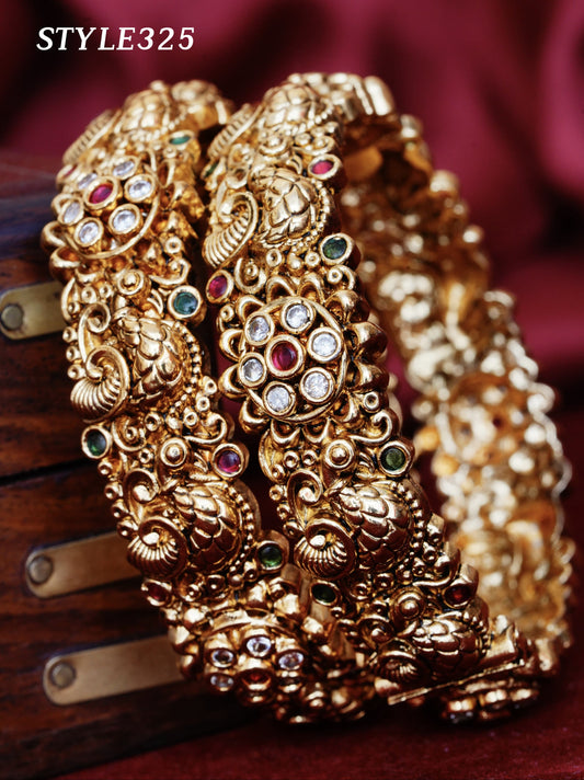 Devika Temple Kada Bangles - TheFindify