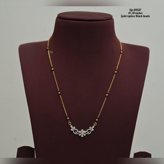Zehra Charm with Black Beads - TheFindify