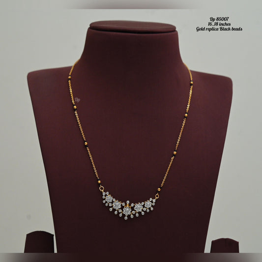 Gulbahaar Black Beads Ensemble - TheFindify