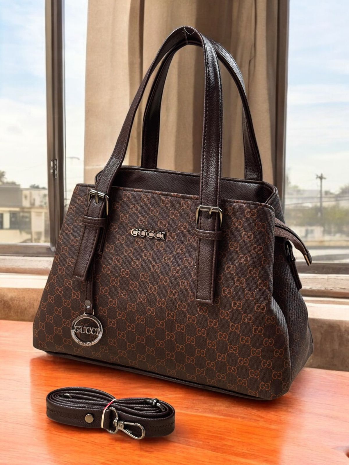 Chic Signature Satchel Handbag - TheFindify