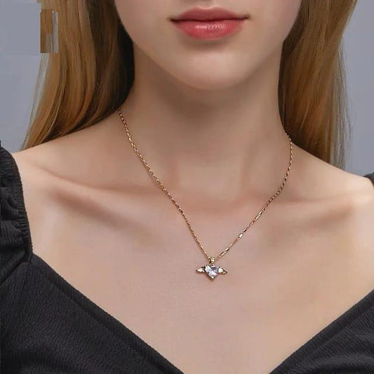 Angel Anti Tarnish 18k Gold Plated Necklace - TheFindify