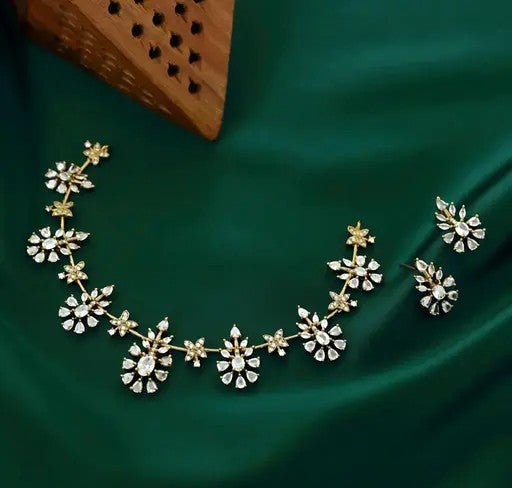 Riwaayat Necklace With Earrings - TheFindify