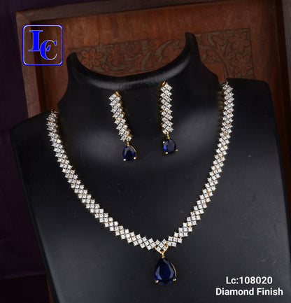 LustraGlow Diamond Finish Necklace - TheFindify