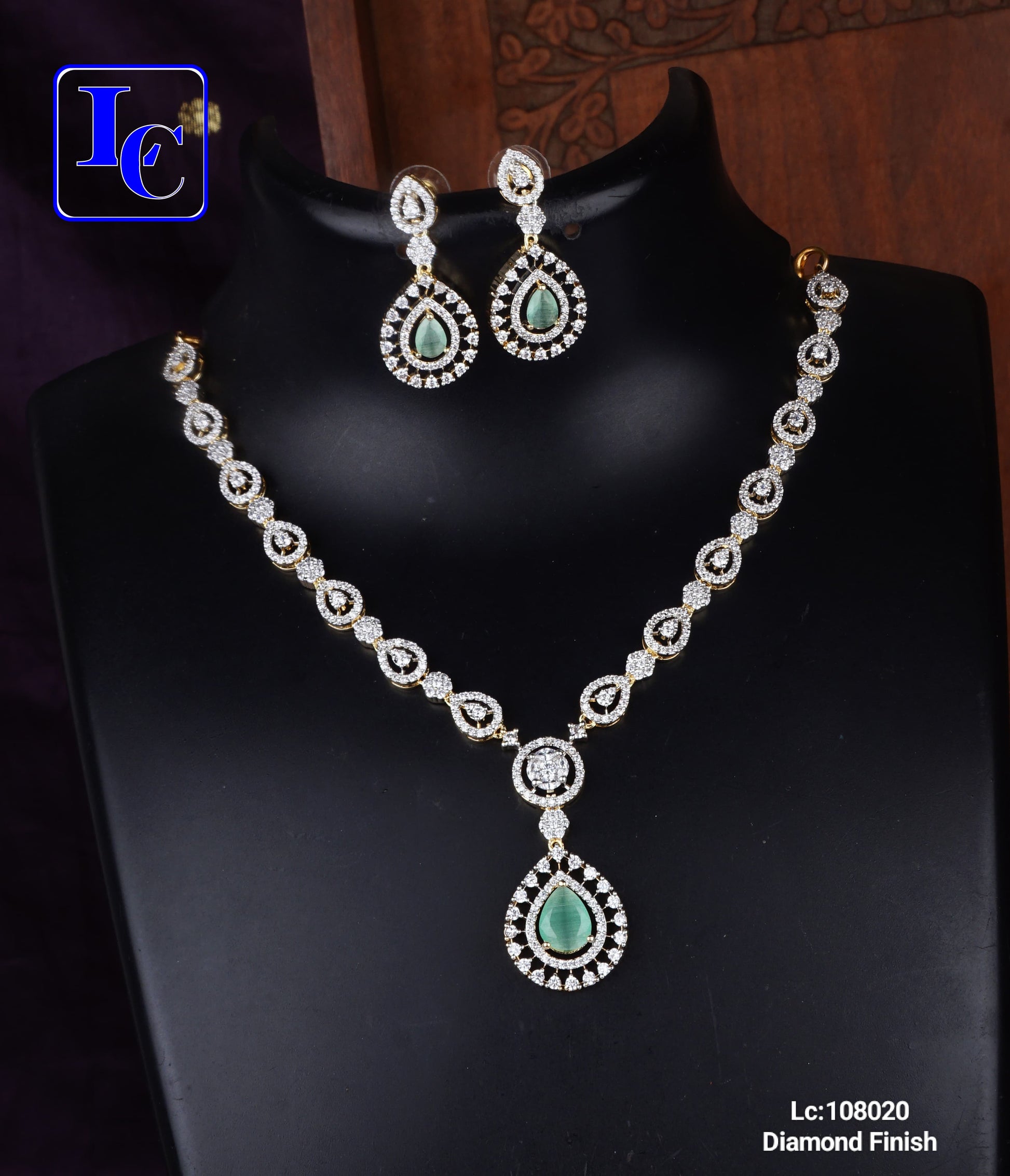 EverGleam Diamond Finish Necklace Set - TheFindify