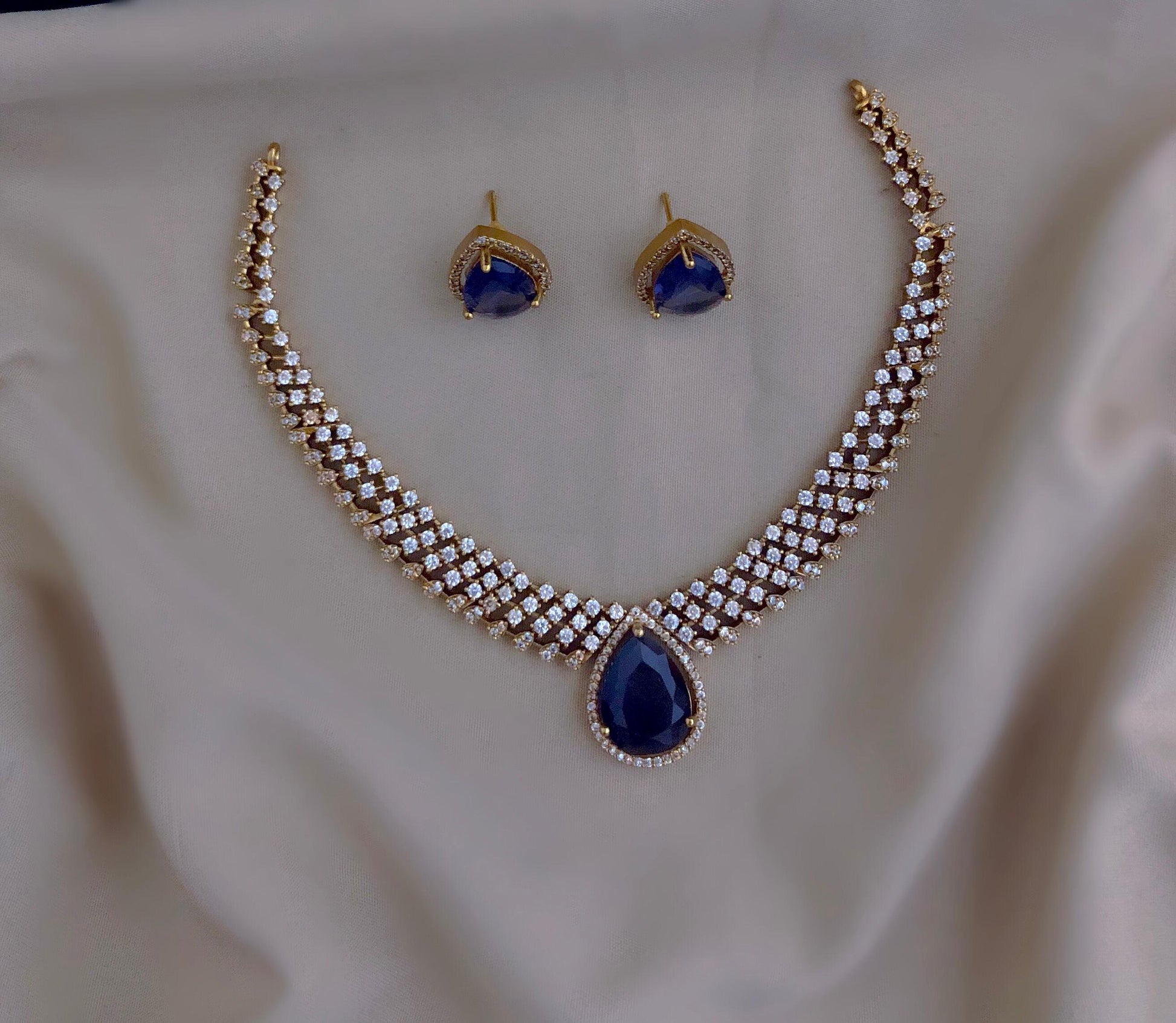 Crystal Charm Cascades Necklace - TheFindify