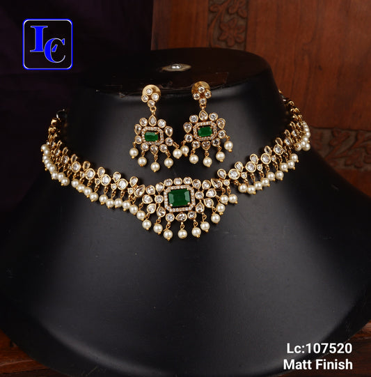 Rani Riwaaz Pearl Chocker Set - TheFindify