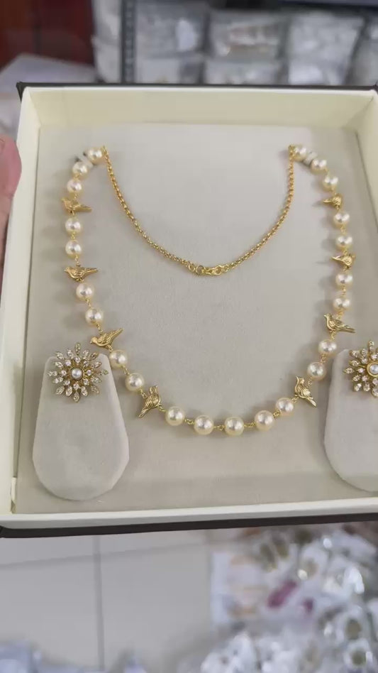 Dazzle Drop Necklace & Earrings