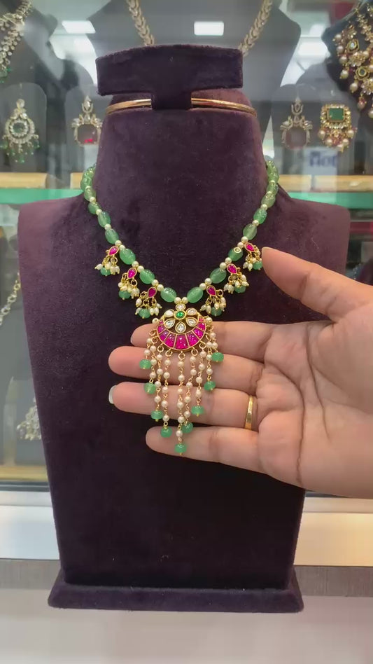 Jadau Kundan Beads Jewelry