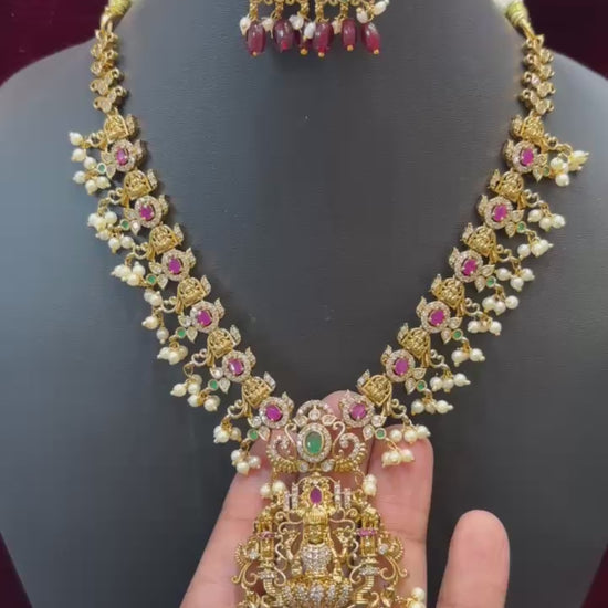Lakshmi Haram With Earrings