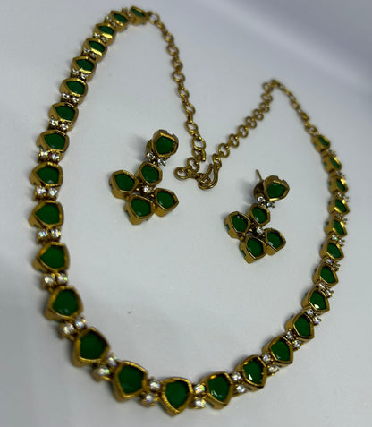 Finest Quality Victorian Mehndi Necklace Set