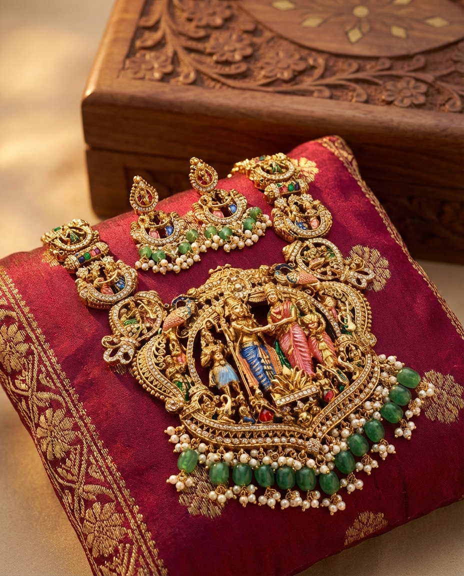 srinivasa Kalyana Bridal haram Set4
