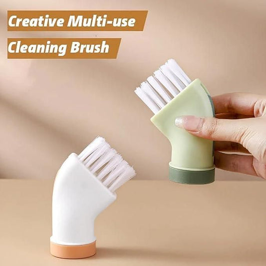 Multi-use Cleaning Brush Can Be Connected to Mineral Water Bottle (Pack of 2)
